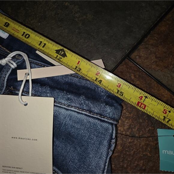 Kancan Womans Size 29x28 Mid Rise Ankle Skinny Raw Hem NWT Maurices - Picture 3 of 13